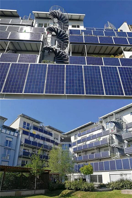 德國街景中的光伏之美 綠色能源的生動注腳